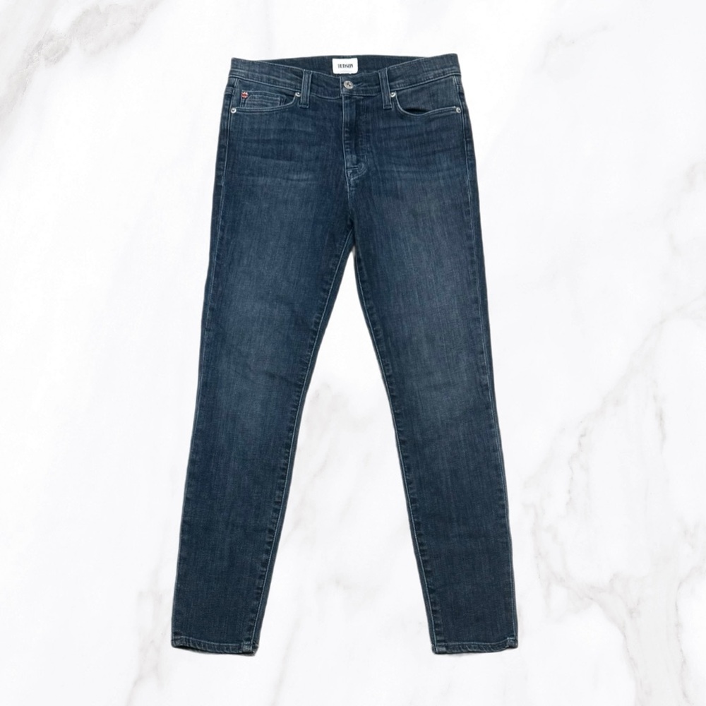 Hudson Women’s Blair High Rise Super Skinny Dark Wash 5 Pocket Jeans,‎ Size 27